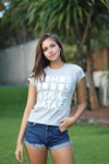 Camiseta Cinza feminina Somos Todos Vira-Latas!