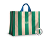 mini bag coleção alto verão - green stripes
