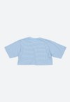 Camiseta Cropped Stripes - Azul