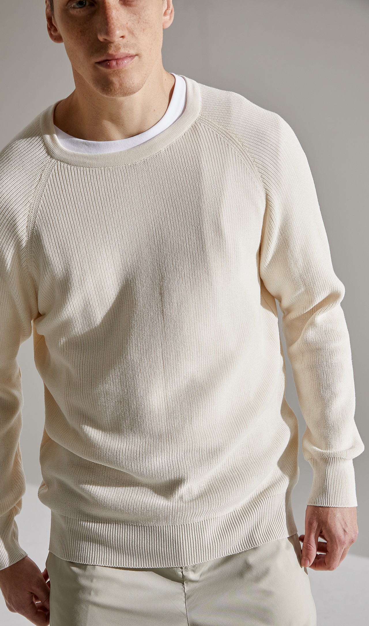 Sweater Tricot Perola Algodão