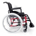 Cadeira de Rodas Alumínio Ortomobil MA3E Dobrável em X
