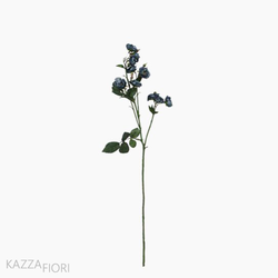 Galho Mini Rosa Artificial - Azul Escuro (9642)