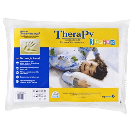 Travesseiro Ortopédico Infantil em Viscoelástico (material NASA) TheraPy Copespuma