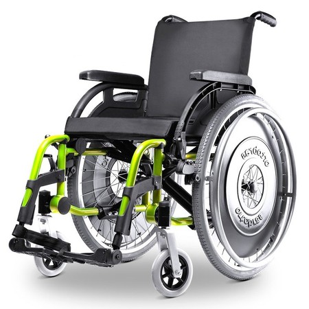 Cadeira de Rodas Alumínio K3 Ortobras Dobrável com Encosto Tensionável