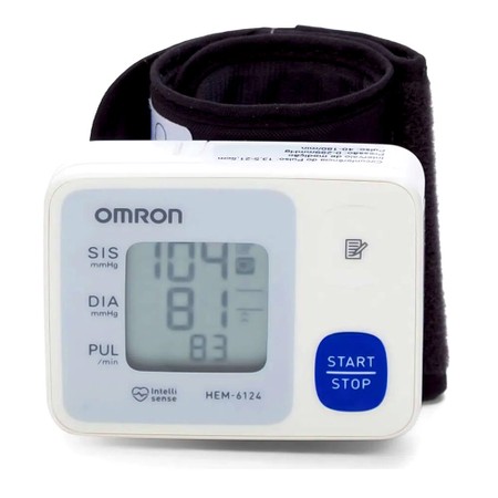 Aparelho Medidor de Pressão Digital Automático de Pulso Omron HEM-6124