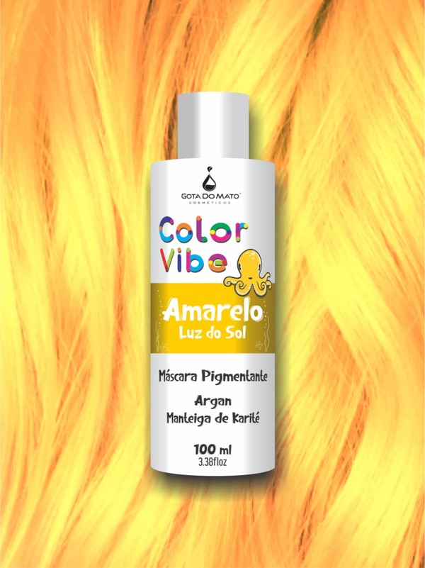 Foto do produto Máscara Pigmentante Amarelo Luz do Sol 100ml - Color Vibe