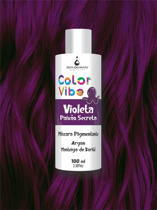 Foto do produto Máscara Pigmentante Violeta Paixão Secreta 100ml - Color Vibe