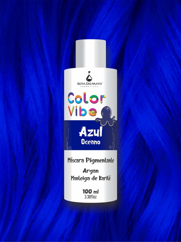 Foto do produto Máscara Pigmentante Azul Oceano 100ml - Color Vibe