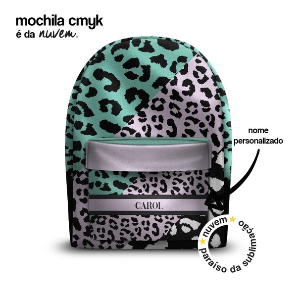 Foto do produto mochila adulto cmyk coleção alto verão - onça super trendy