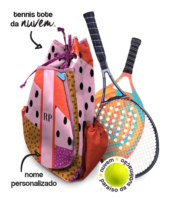 Foto do produto tennis tote raqueteira - patches