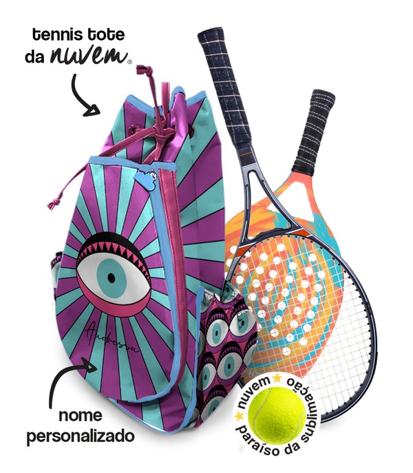 Foto do produto tennis tote raqueteira - olho místico