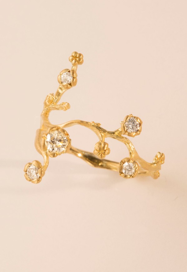 Foto do produto anel hanami diamantes