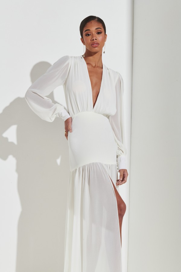 Foto do produto Vestido Valentia Off-White | Valentia Dress Off-White