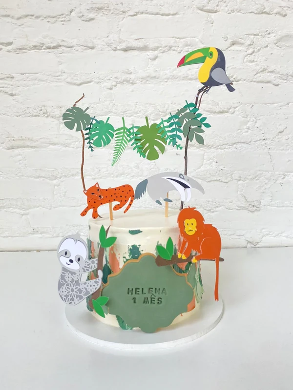 Foto do produto bolo safari - infantil