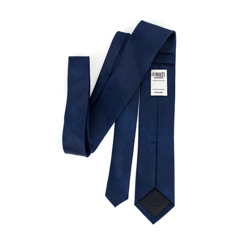 imagem do produto Gravata Slim de Seda - Classic Gales Blue