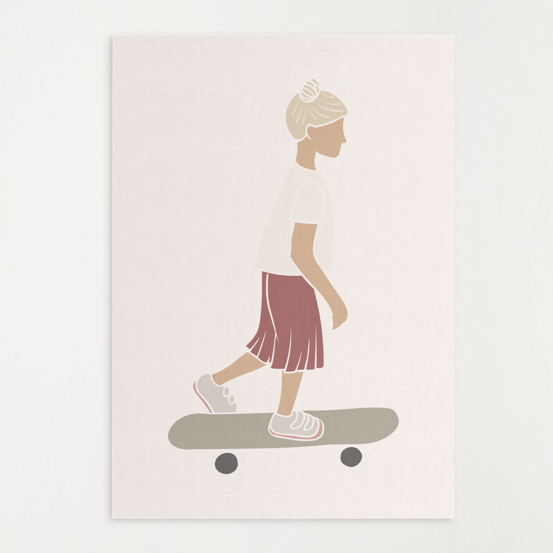 Poster california skatista maya
