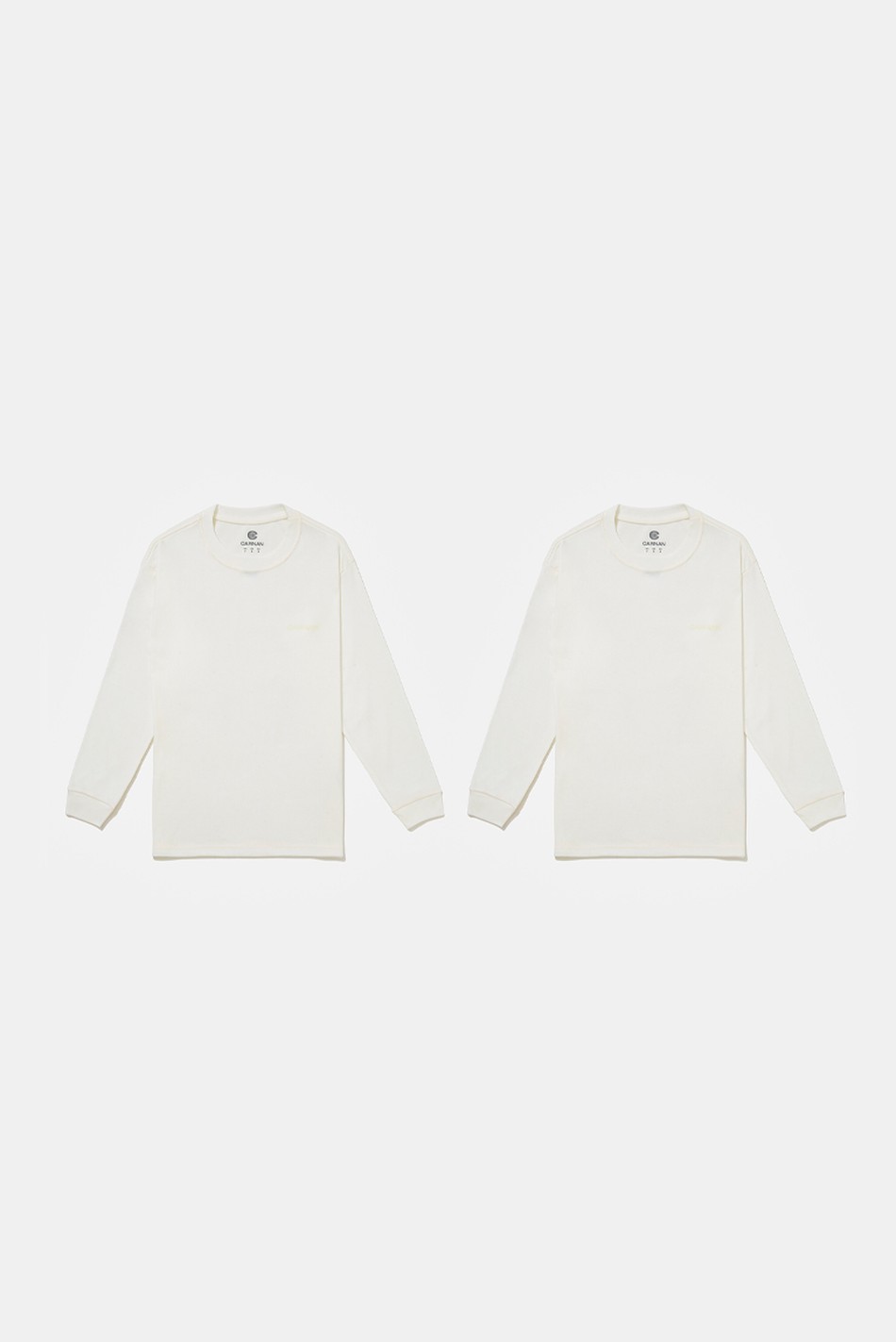 Basic Pack Long Sleeve Branco / Branco