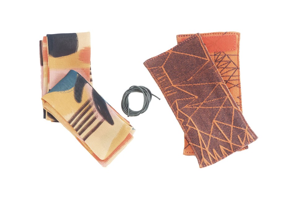 Origami Fechado Tecido Pitanga+ Acessórios|Origami Fc Fabric Dip Red + Accessories