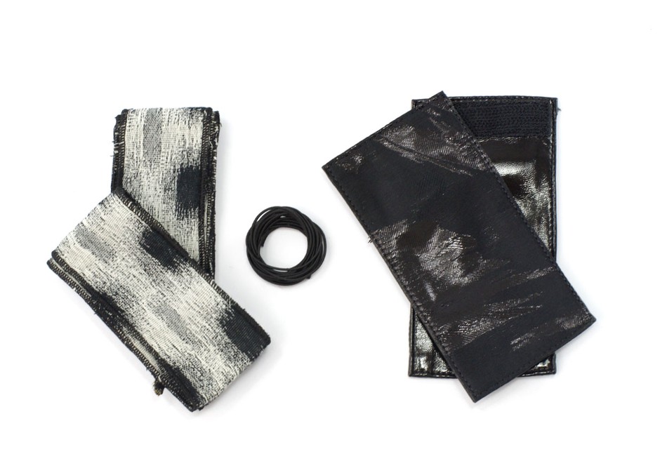 Origami Aberto Tecido Preto + Acessórios|Origami Ab Fabric Black + Accessories