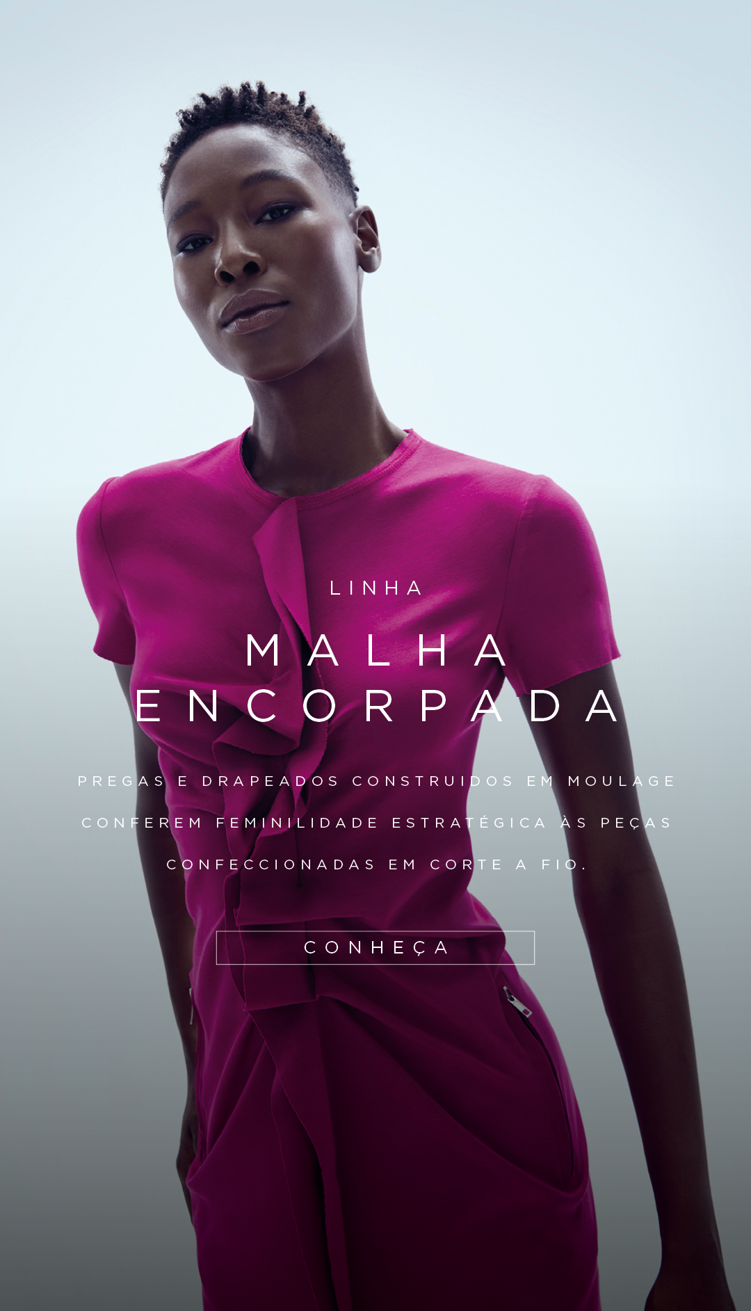 HOME (mobile) | Banner principal Malha Encorpada