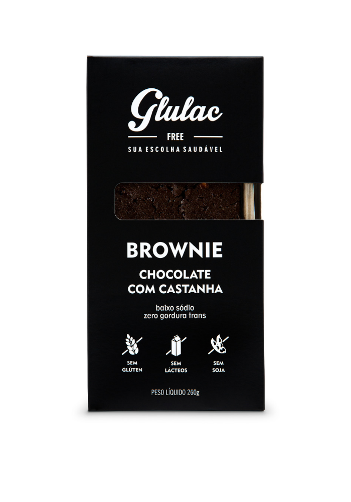 Brownie de Chocolate com Castanha - 260g