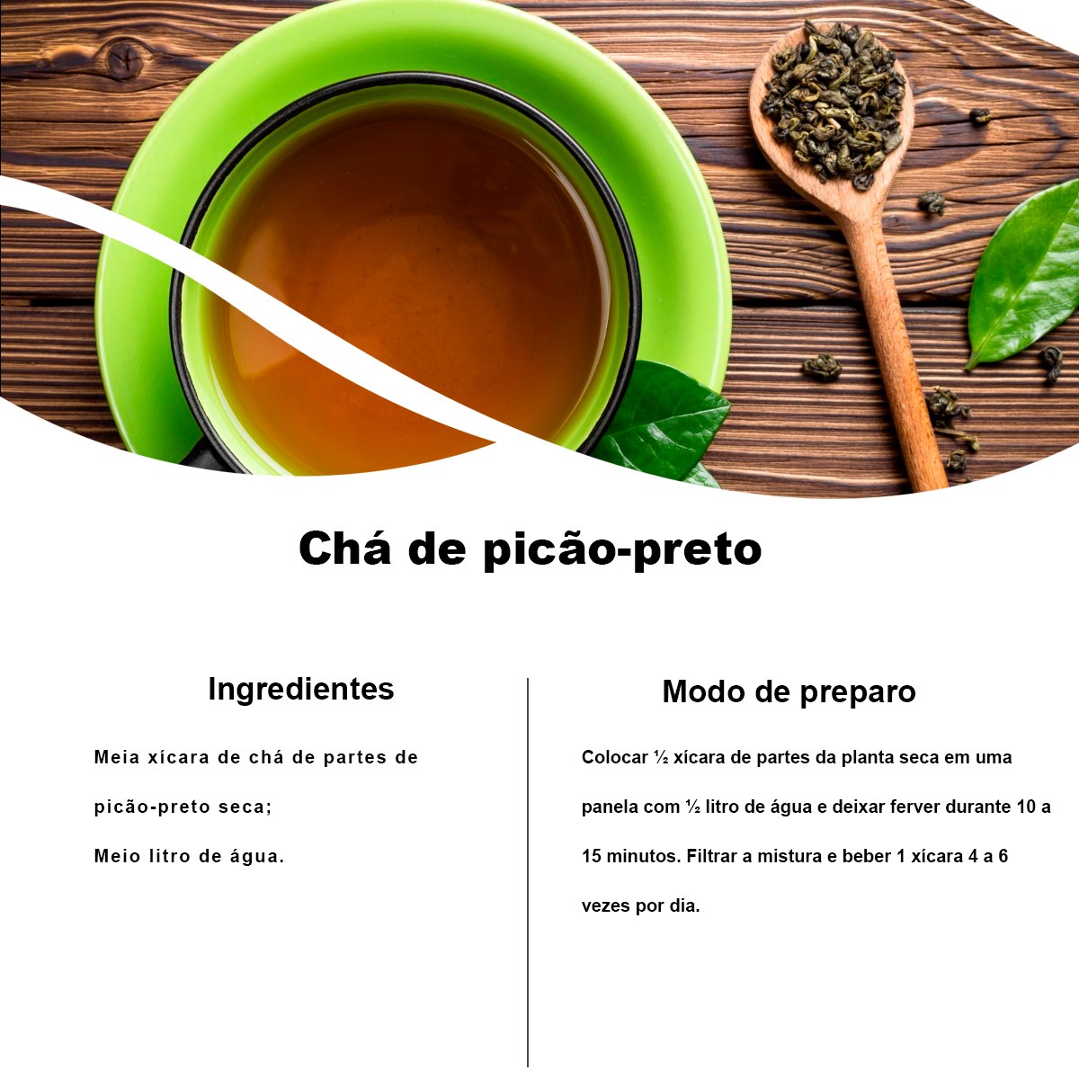 Chá de  Picão Preto - Bidens Pilosa - 100g