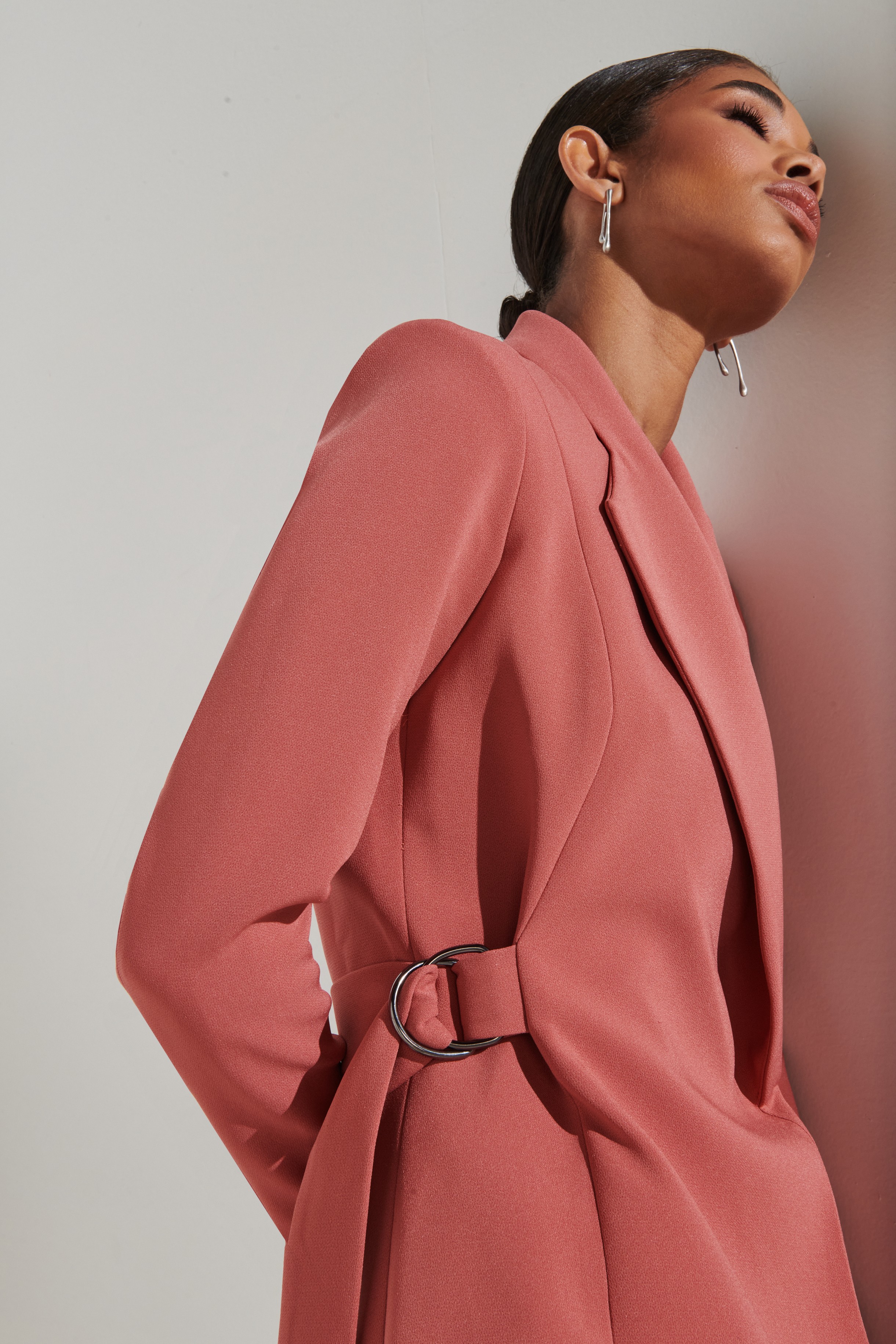 Blazer Vestido Cannes Rosa Terra | Cannes Blazer Dress Vintage Rosé
