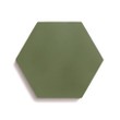 Ladrilho Hidráulico Ladrilar Hexagonal Verde Escuro 20x23