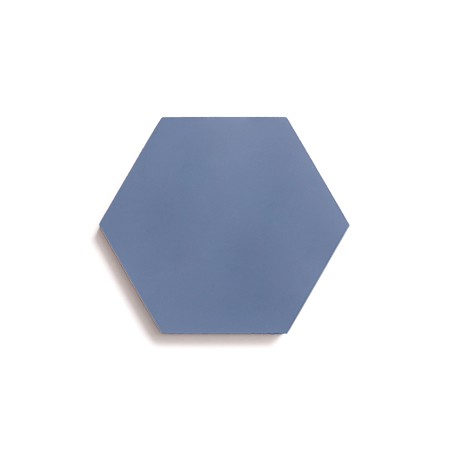 Ladrilho Hidráulico Ladrilar Hexagonal Azul Ultramar 15x17